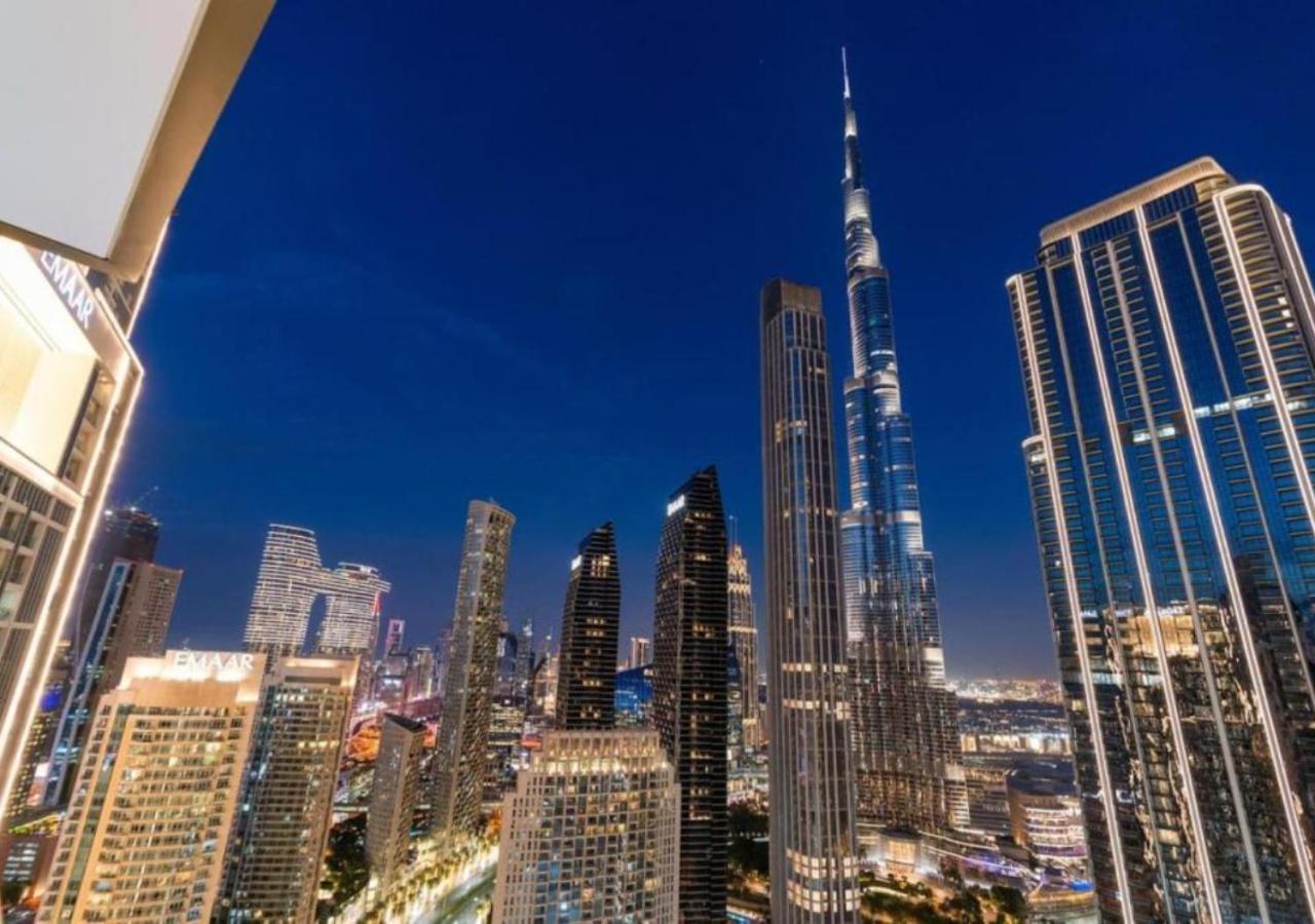 High-Floor 2 Bedroom Premium Apt And Burj Khalifa Views By Vibel Дубай Екстер'єр фото