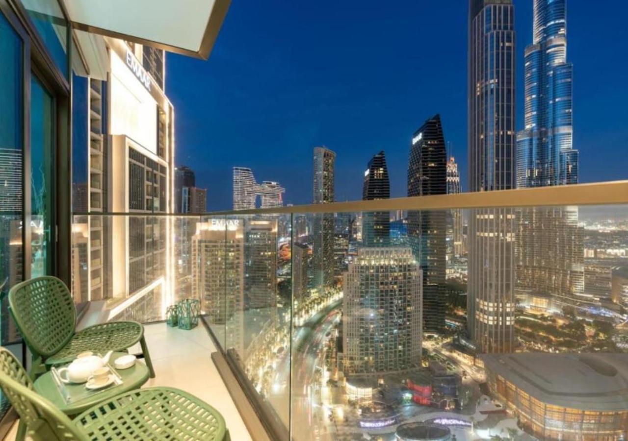 High-Floor 2 Bedroom Premium Apt And Burj Khalifa Views By Vibel Дубай Екстер'єр фото