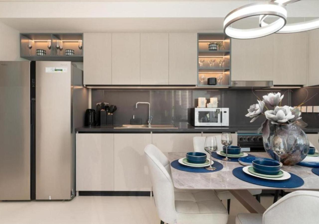 High-Floor 2 Bedroom Premium Apt And Burj Khalifa Views By Vibel Дубай Екстер'єр фото