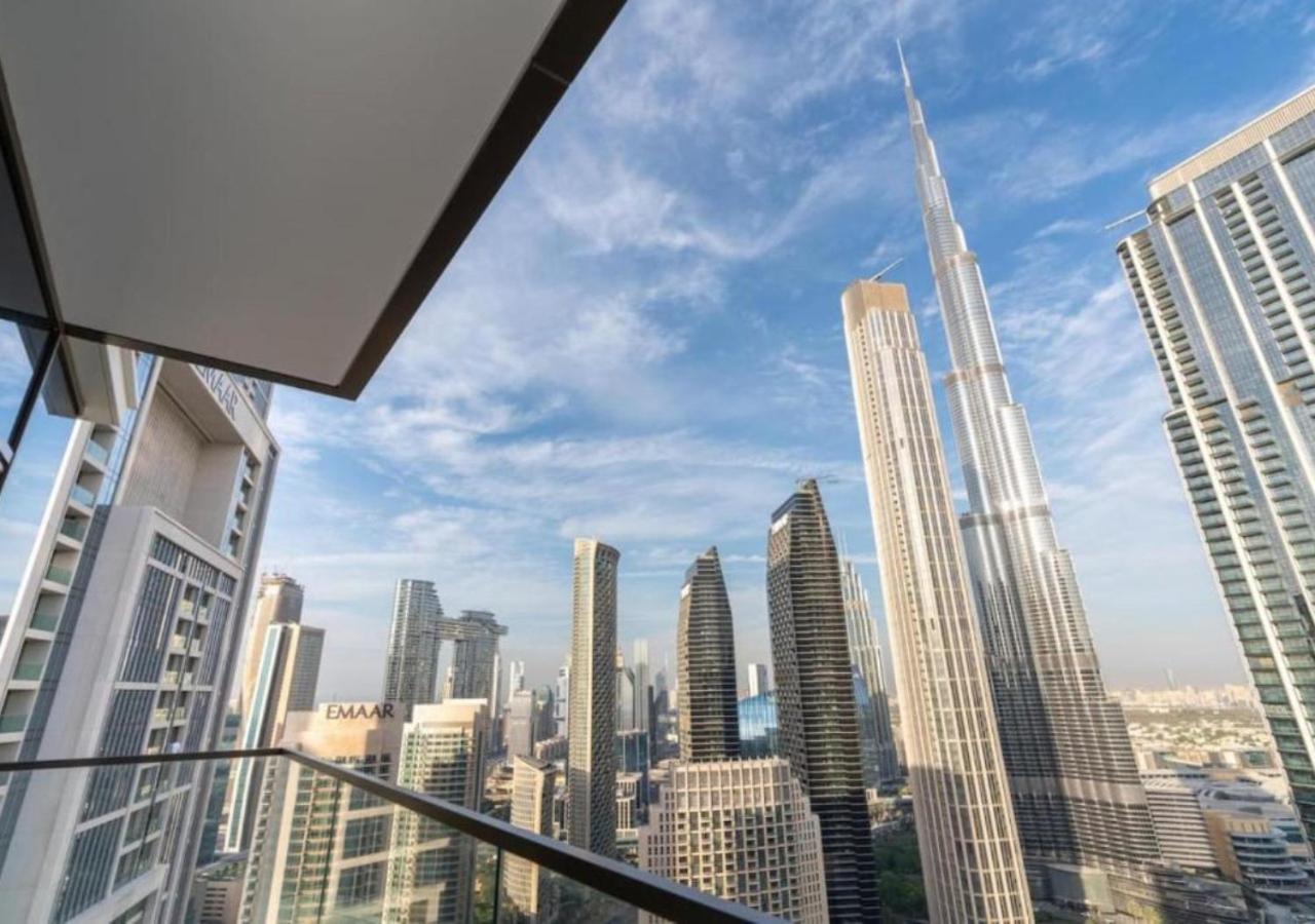 High-Floor 2 Bedroom Premium Apt And Burj Khalifa Views By Vibel Дубай Екстер'єр фото