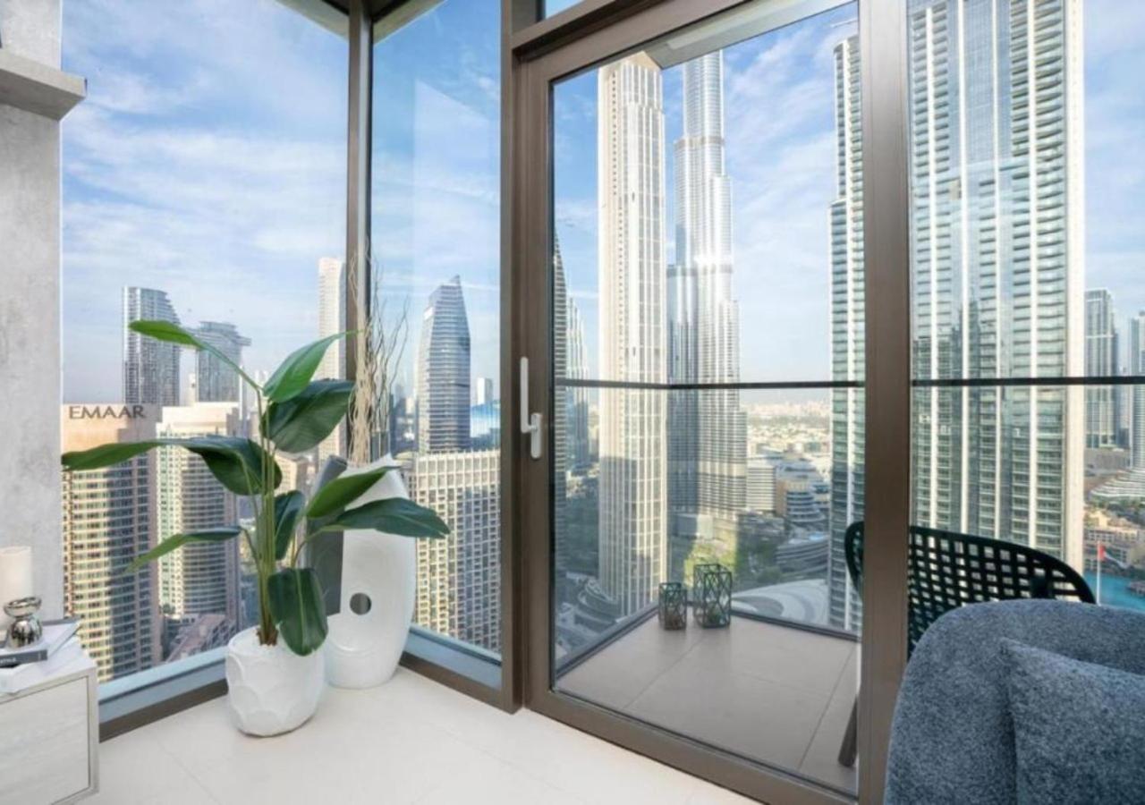 High-Floor 2 Bedroom Premium Apt And Burj Khalifa Views By Vibel Дубай Екстер'єр фото